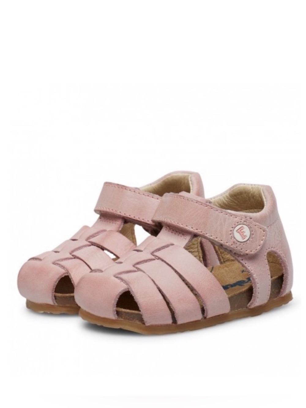 NWT FALCOTTO ALBY - Semi-closed leather sandals - Pink